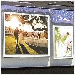 プロジェクションマッピングサイド